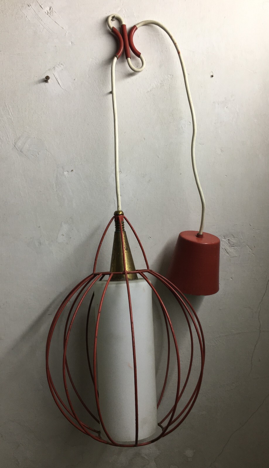 Lampada A Sospensione In Stile Gino Sarfatti (Arteluce), Design Metà '900