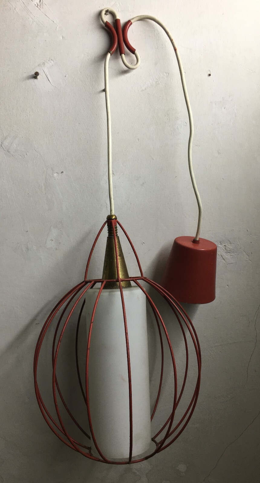 Lampada A Sospensione In Stile Gino Sarfatti (Arteluce), Design Metà '900