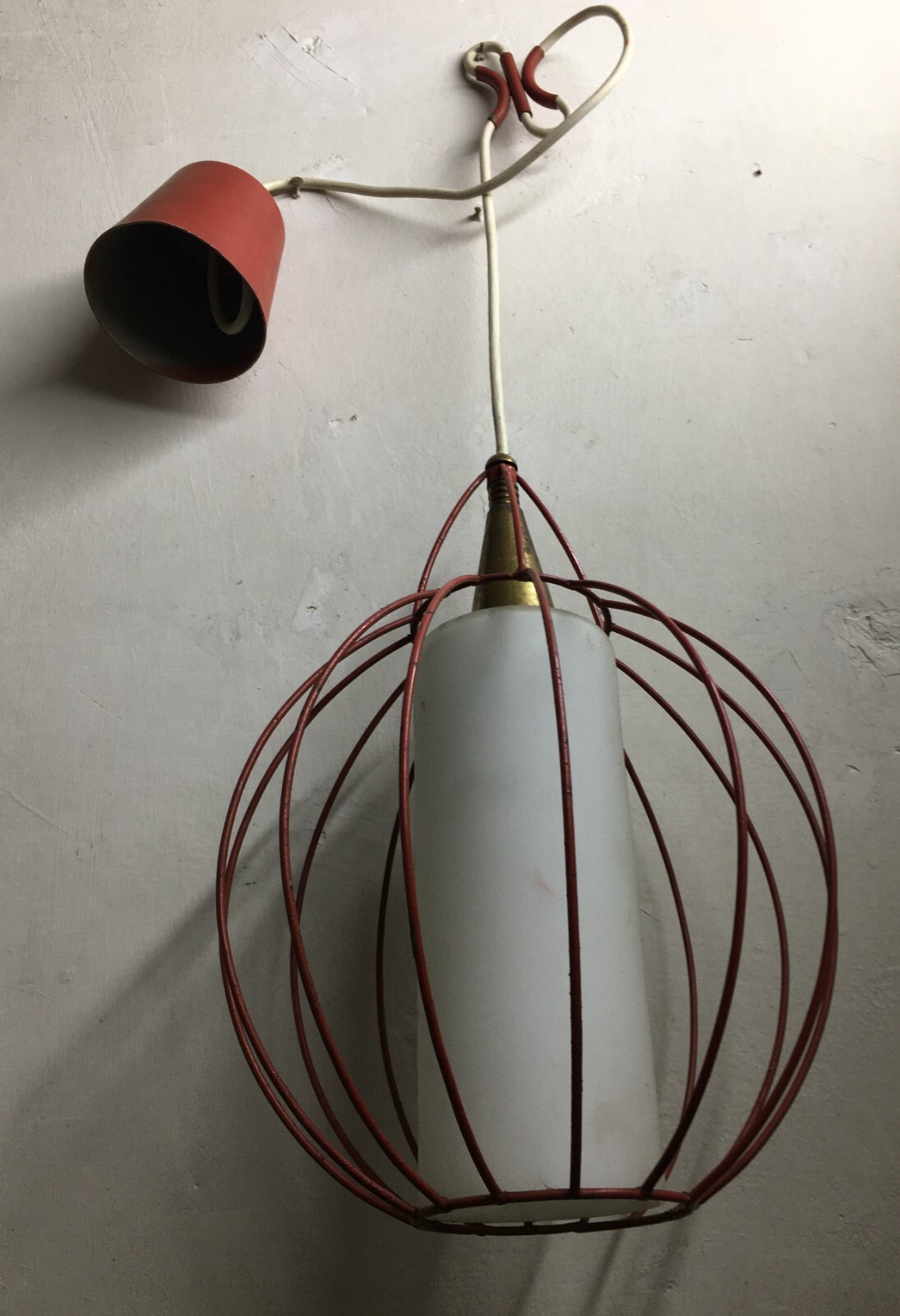Lampada A Sospensione In Stile Gino Sarfatti (Arteluce), Design Metà '900