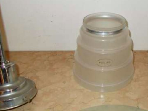Design   Arti Decorative Del '900   Lampada Philips Con Vetri   Era Kalff   Vintage