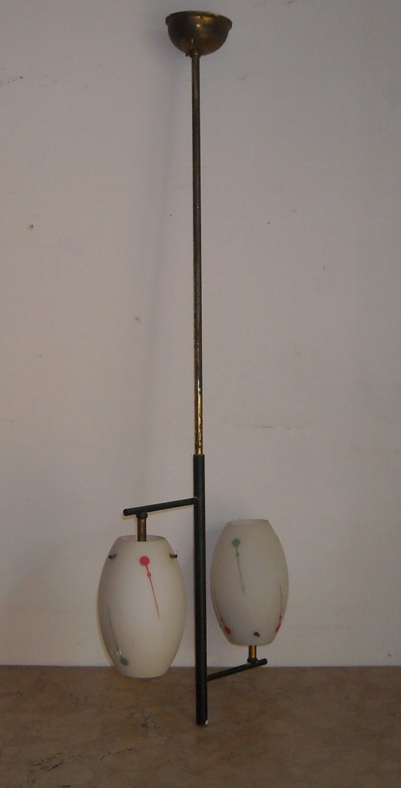 Lampadario d'Epoca Di Design Inusuale   Modernariato