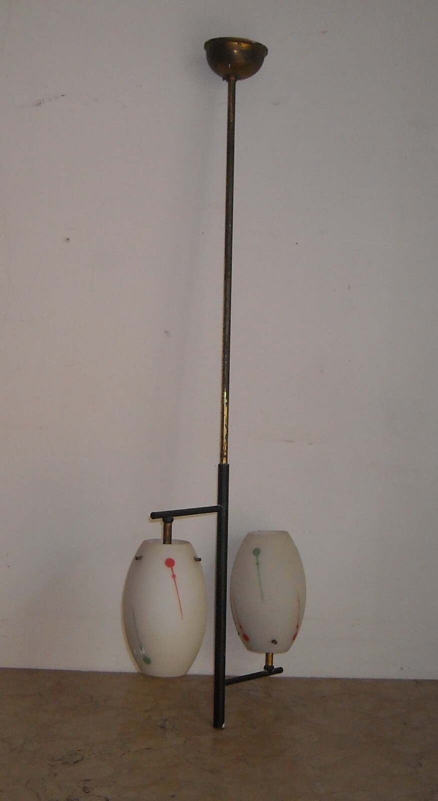 Lampadario d'Epoca Di Design Inusuale   Modernariato
