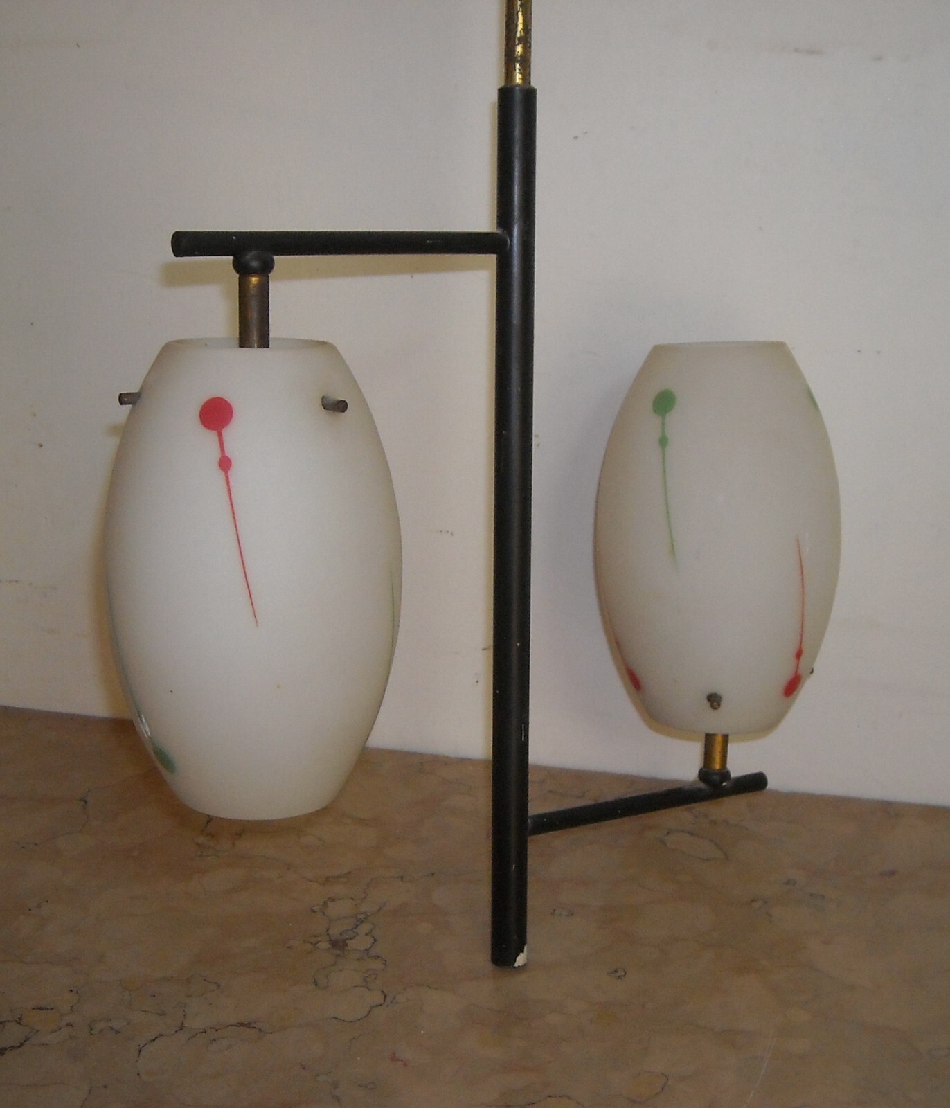 Lampadario d'Epoca Di Design Inusuale   Modernariato
