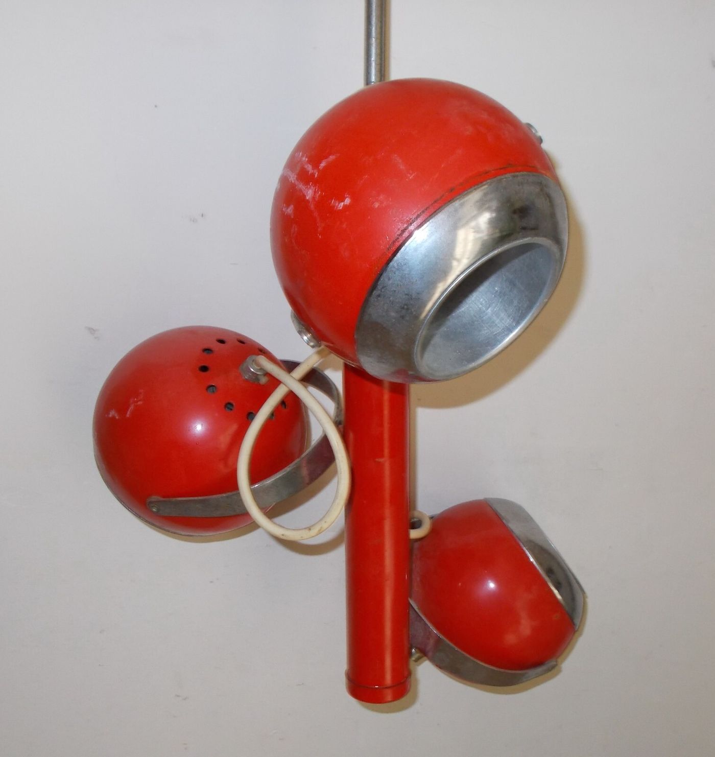 Lampada Artistica A Sospensione In Stile Modernariato