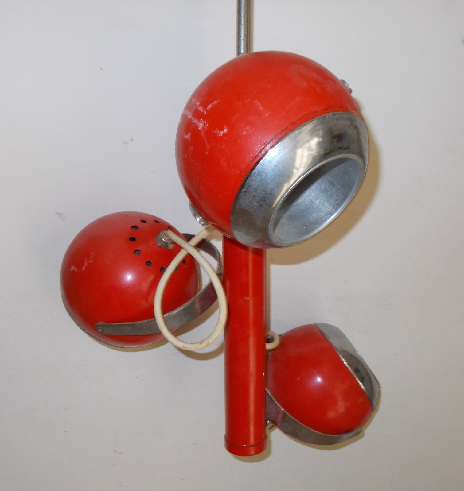 Lampada Artistica A Sospensione In Stile Modernariato