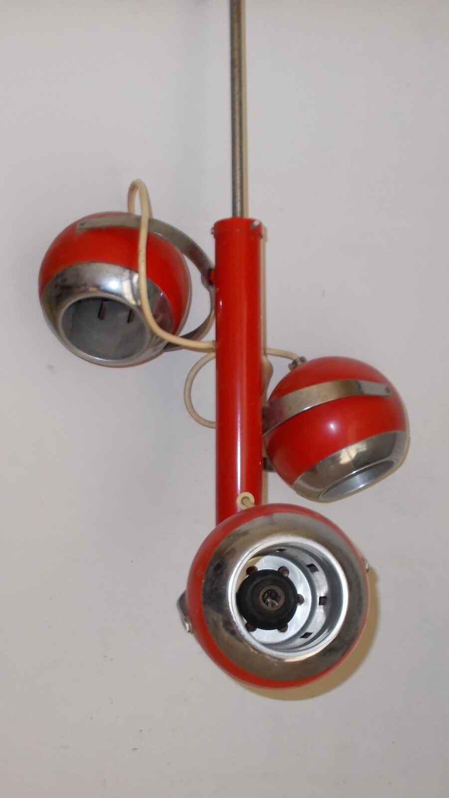 Lampada Artistica A Sospensione In Stile Modernariato