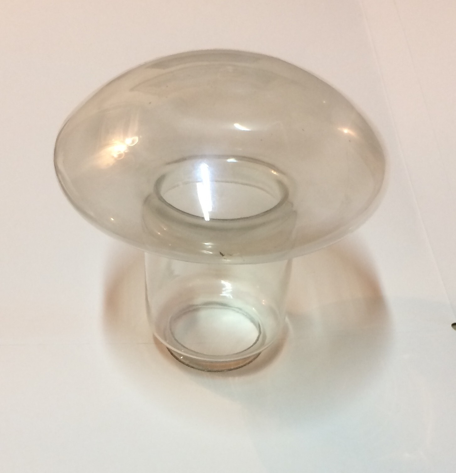 Coppa In Vetro Per Lampada O Lampadario Fungiforme