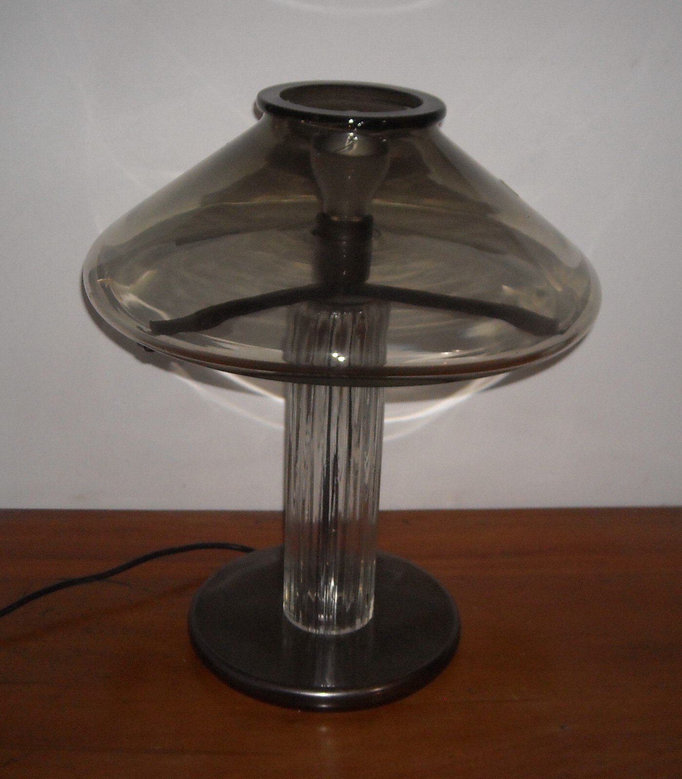 Lampada Da Tavolo Leucos In Vetro Di Murano (circa 1960 1970)
