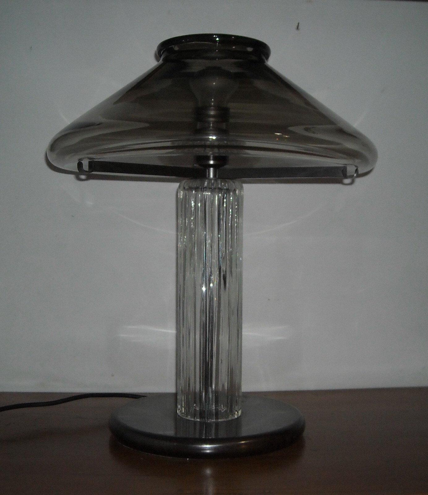 Lampada Da Tavolo Leucos In Vetro Di Murano (circa 1960 1970)