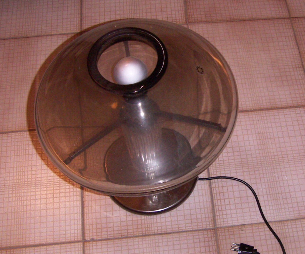 Lampada Da Tavolo Leucos In Vetro Di Murano (circa 1960 1970)