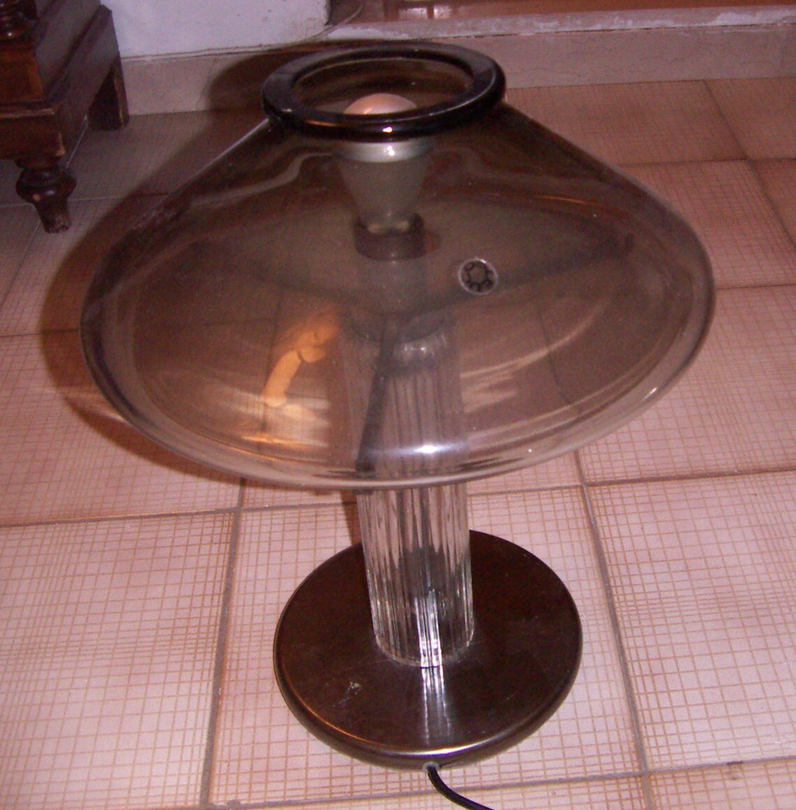 Lampada Da Tavolo Leucos In Vetro Di Murano (circa 1960 1970)