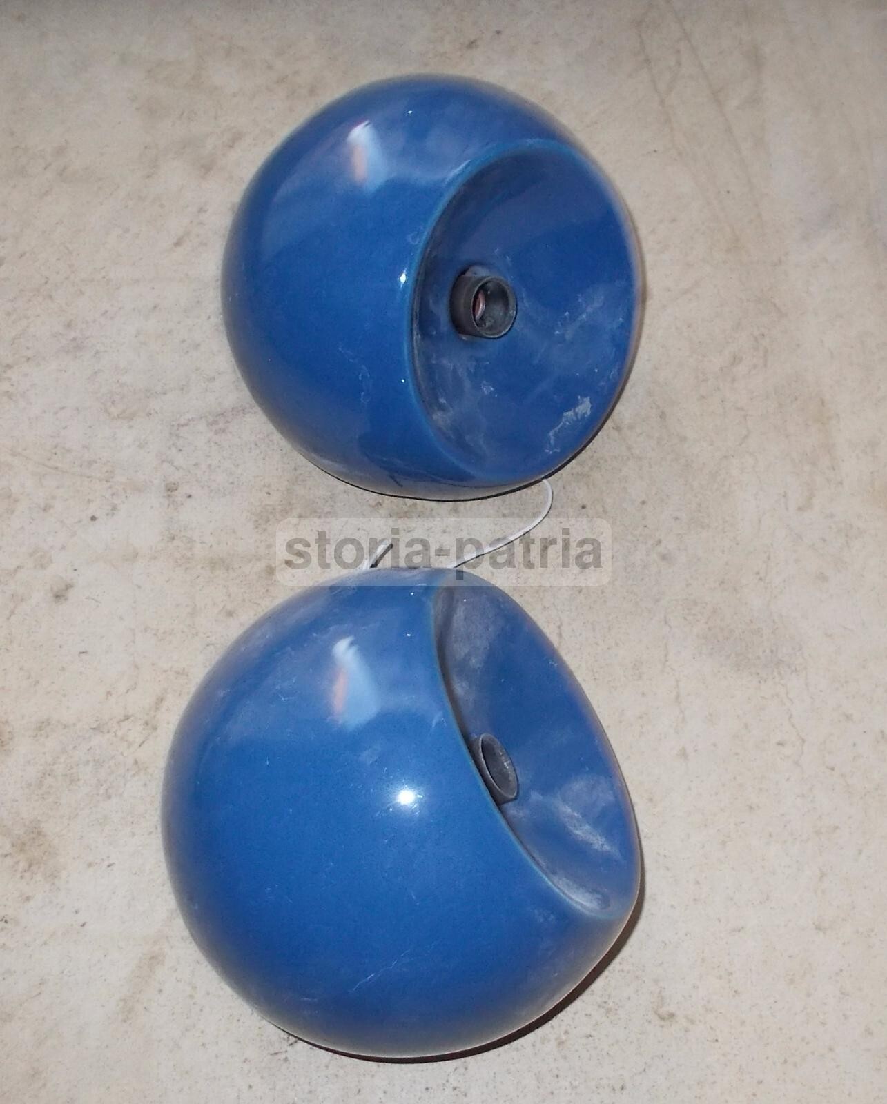 Modernariato, Design: Coppia Di Lampade Da Parete Stilizzate (appliques Globulari)