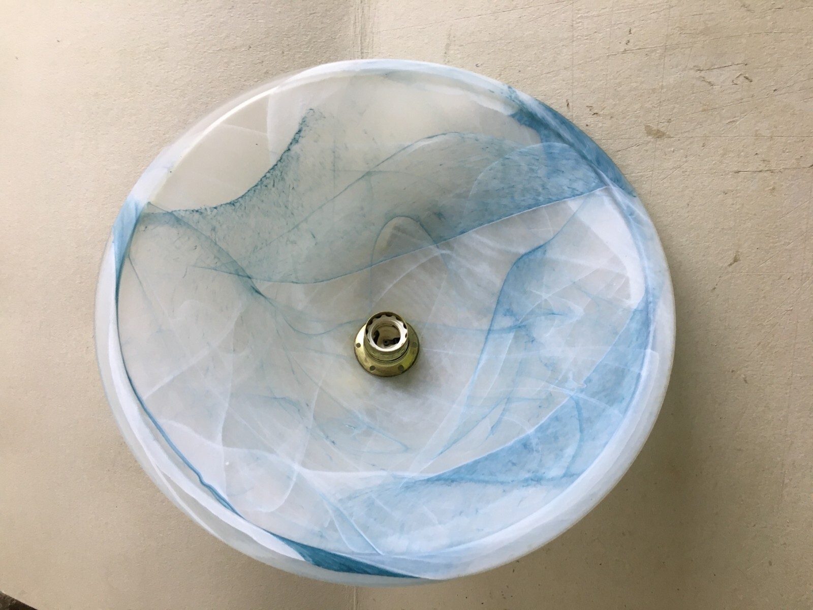 Lampada A Sospensione In Vetro Artistico Stile Murano, Anni '80