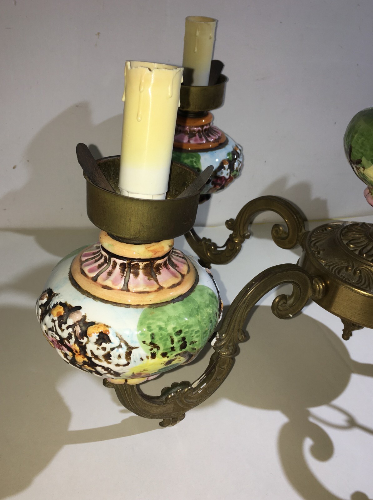 Lampada A Sospensione In Vetro Artistico Stile Murano, Anni '80