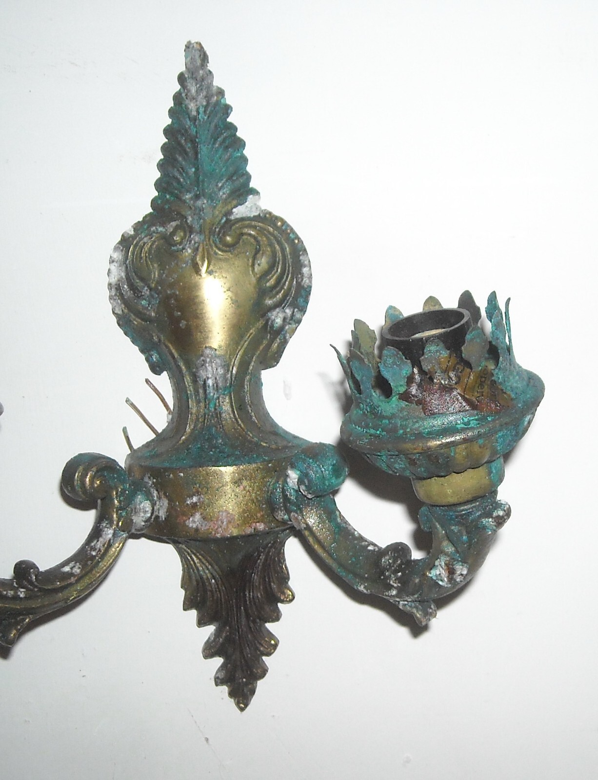 Set Di Quattro Lampade Da Parete Decorative (appliques) A Motivi Vegetali