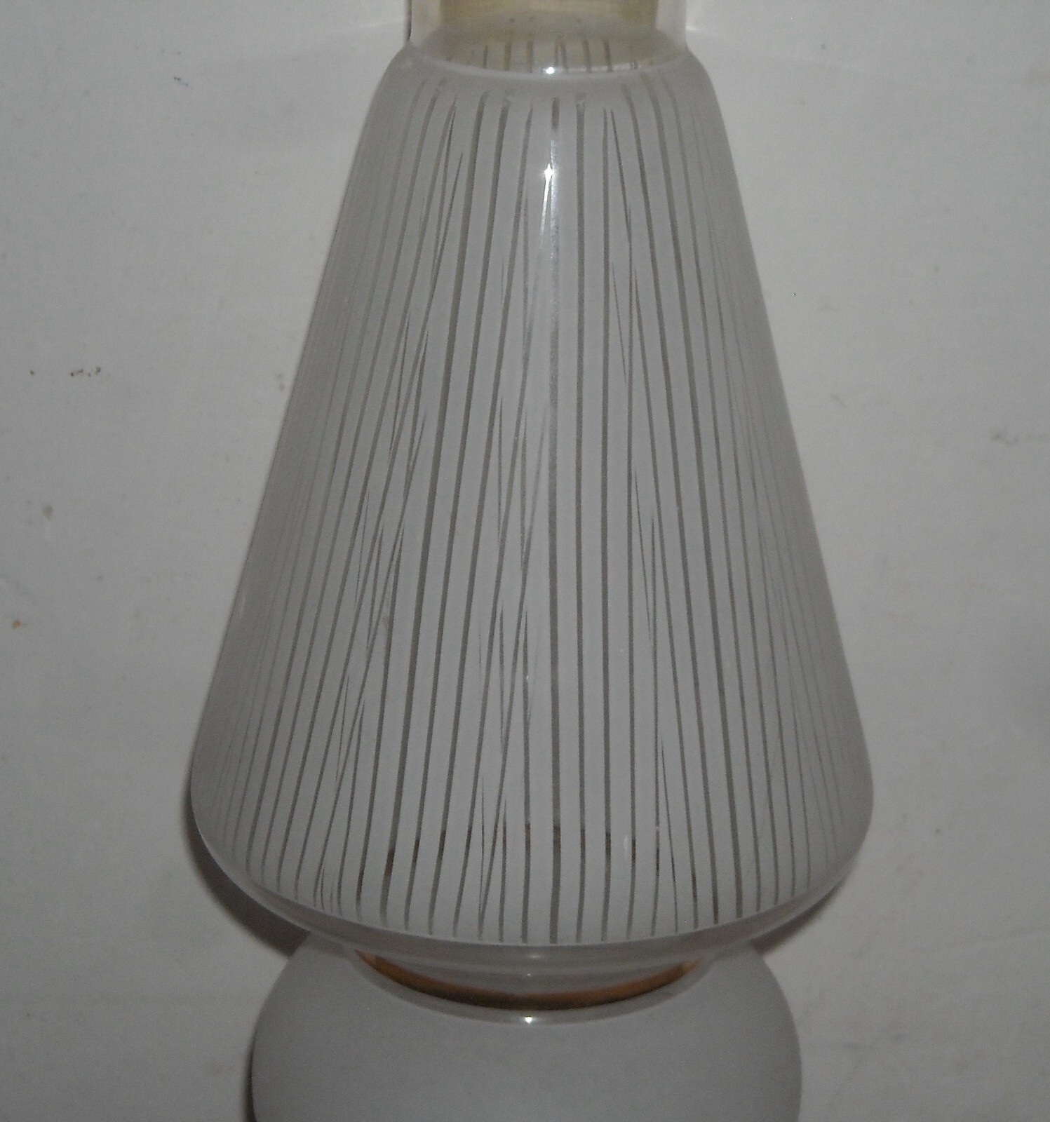 Decorativa Lampada Da Parete, Applique d'Epoca, Design, Modernariato, Coppa In Vetro