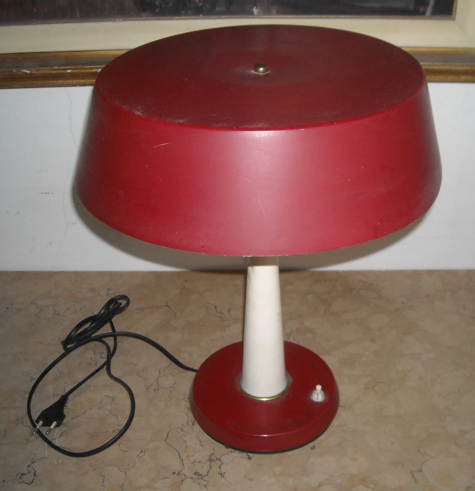 Lampada Da Tavolo In Latta, Modernariato E Design