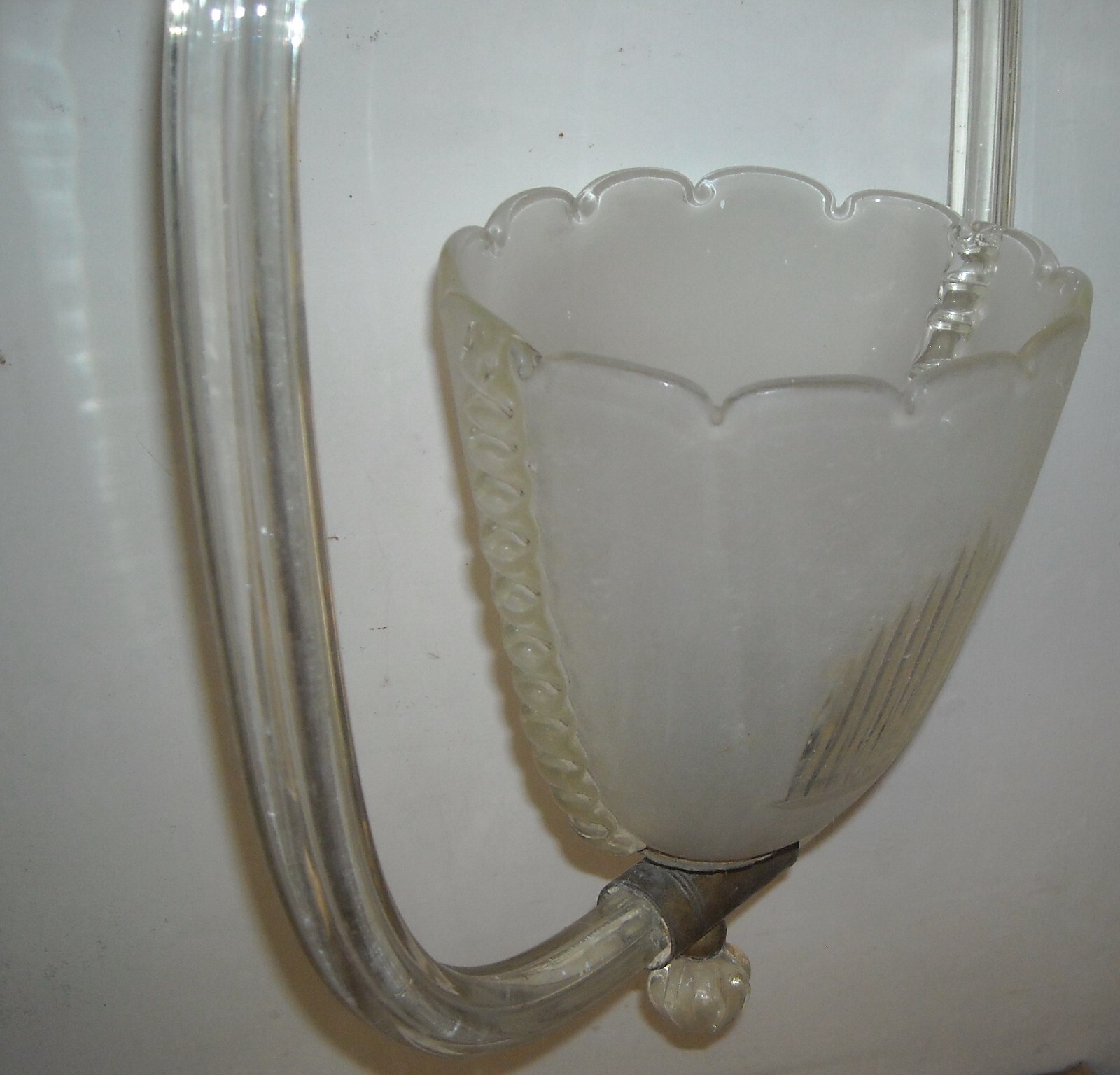 Lampadario A Sospensione In Vetro Di Design E Modernariato