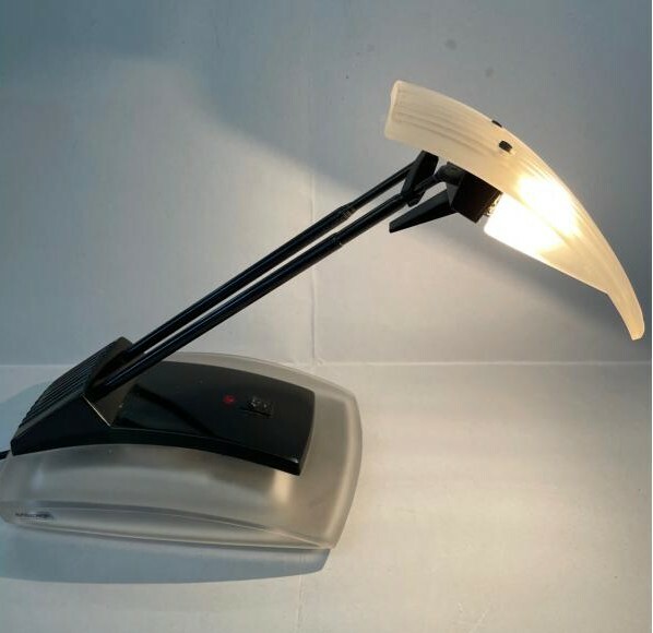 Lampada Da Tavolo AV Mazzega In Vetro Di Murano