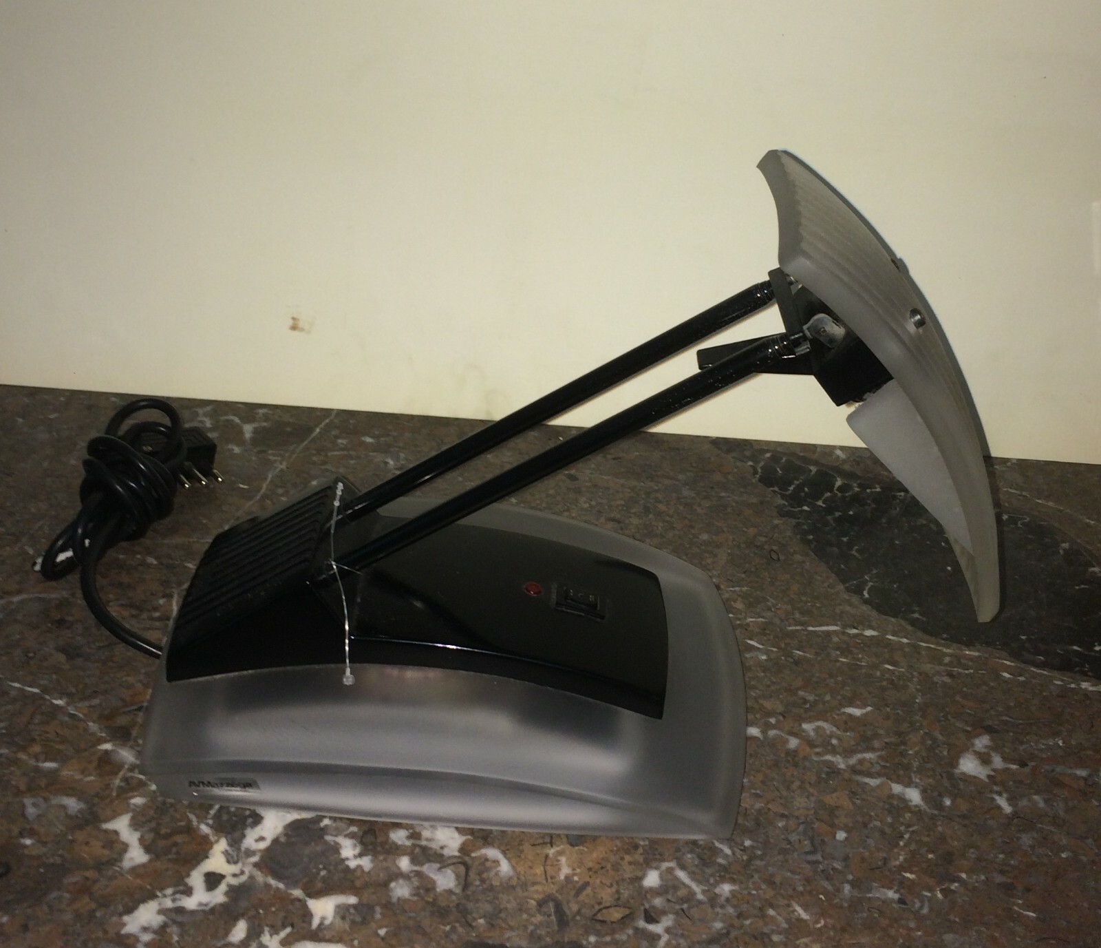 Lampada Da Tavolo AV Mazzega In Vetro Di Murano