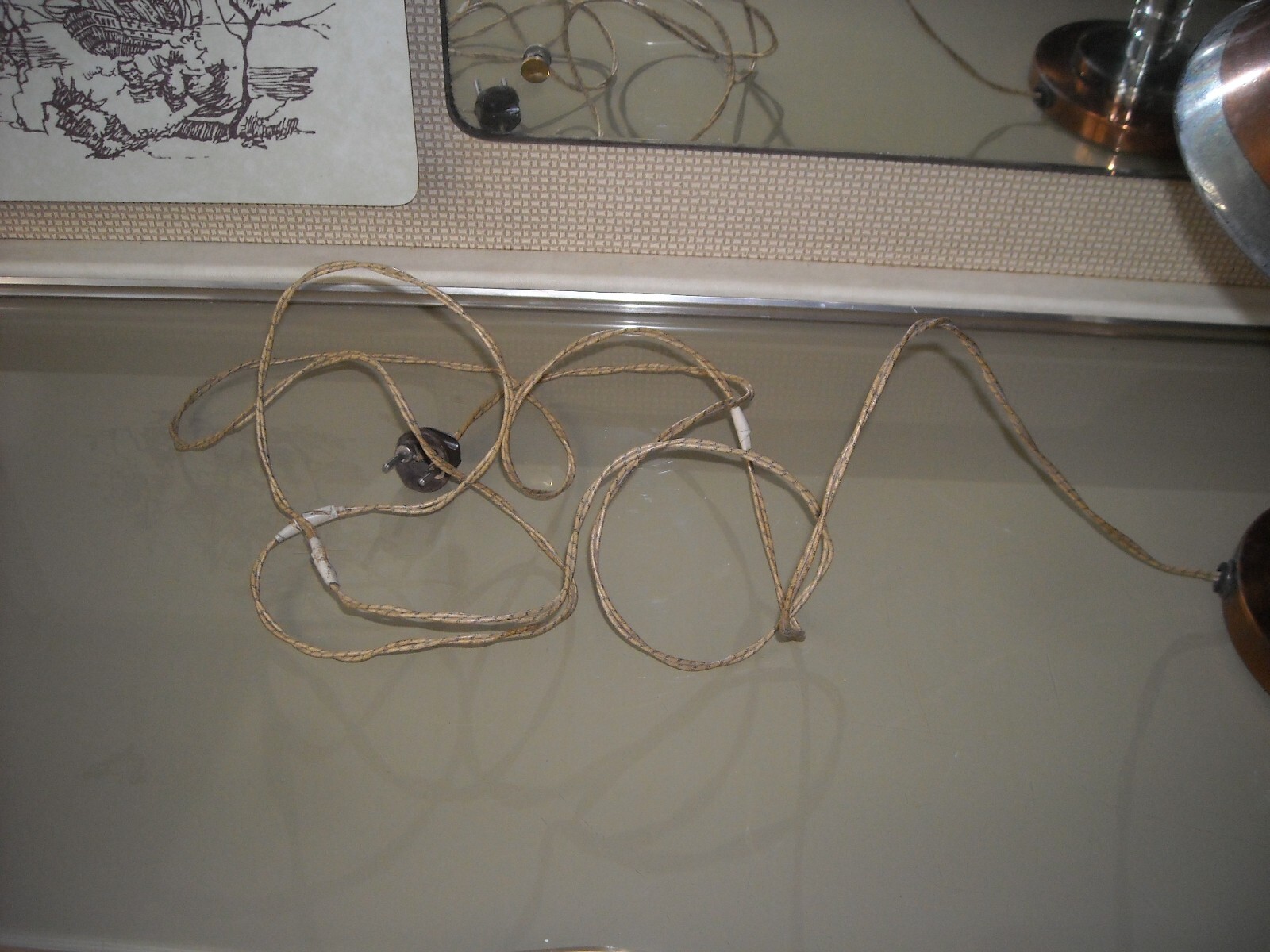 Lampada Da Tavolo Decorativa In Stile Modernariato, Era Ponti