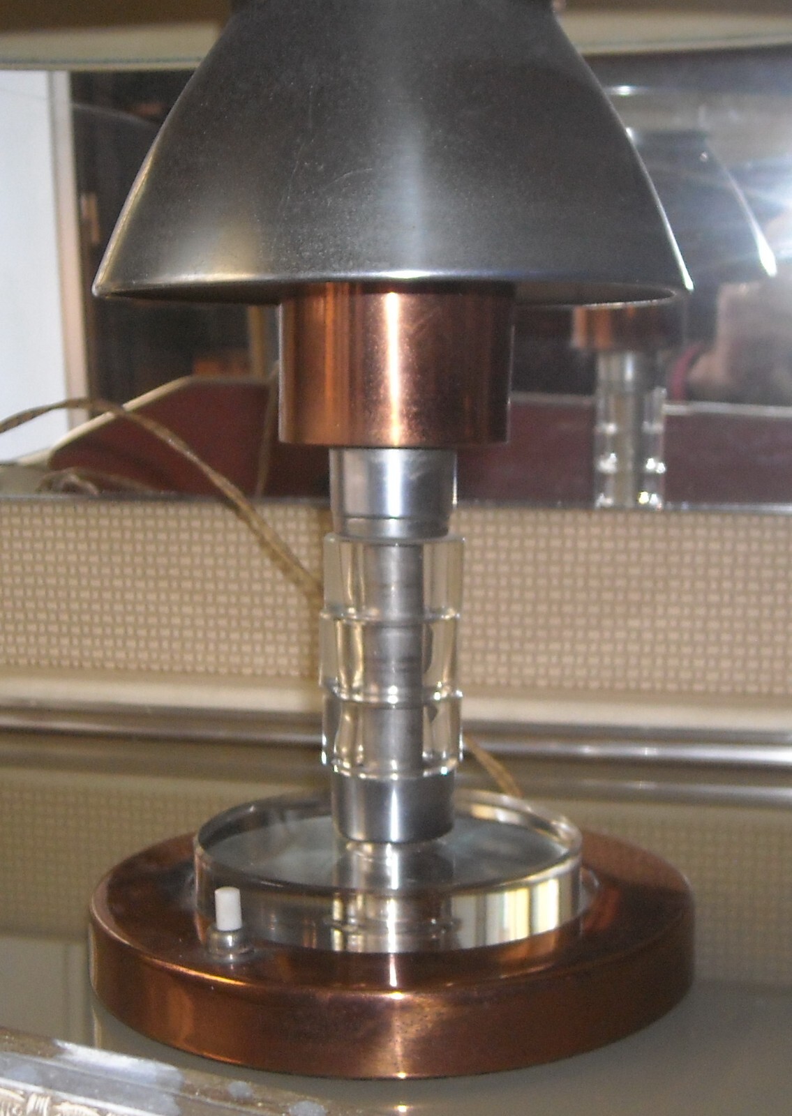 Lampada Da Tavolo Decorativa In Stile Modernariato, Era Ponti