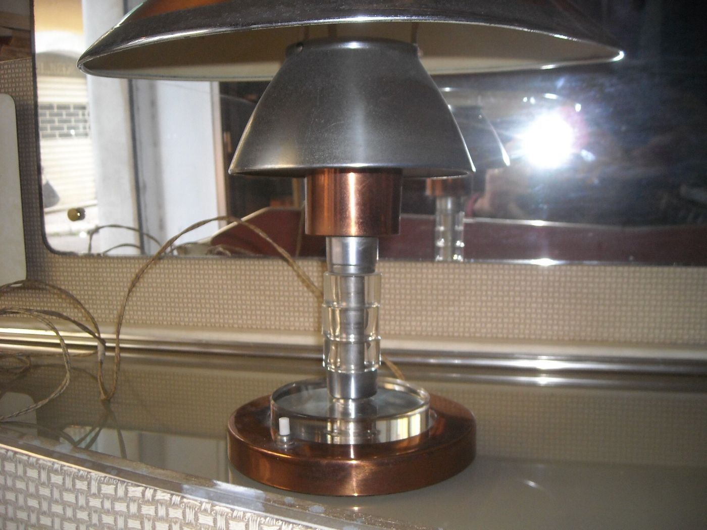 Lampada Da Tavolo Decorativa In Stile Modernariato, Era Ponti