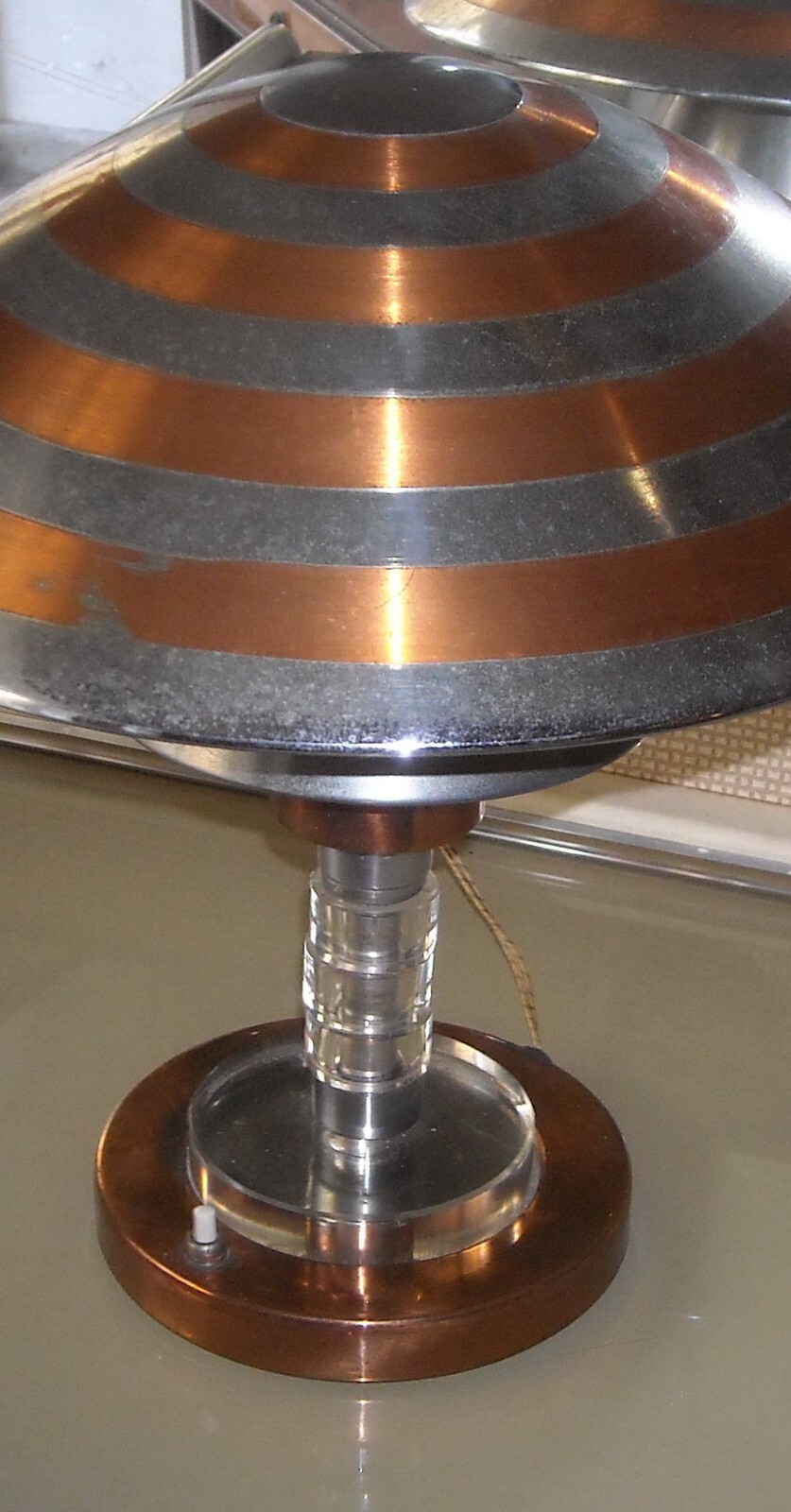 Lampada Da Tavolo Decorativa In Stile Modernariato, Era Ponti