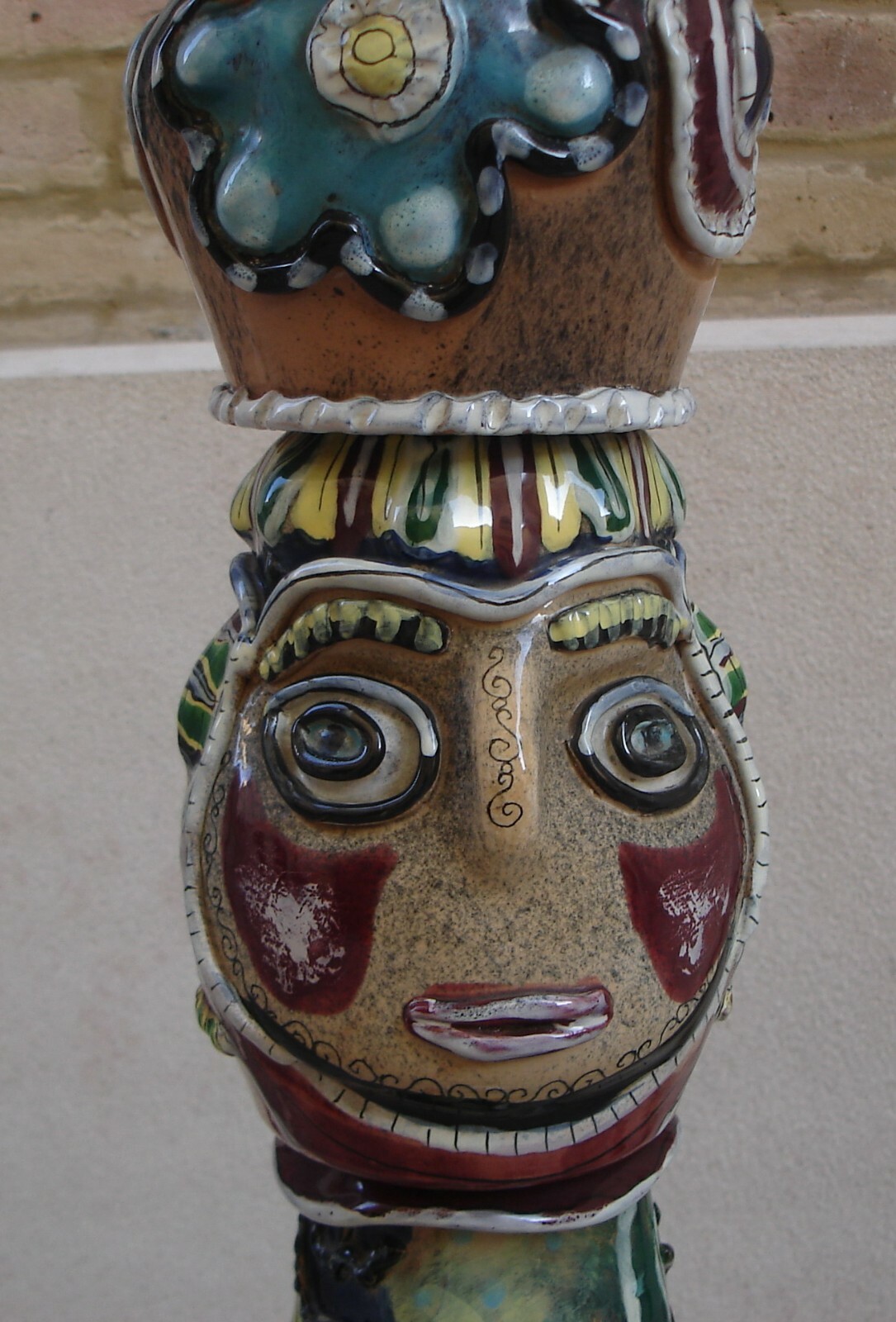 Lampada Piantana Totem In Ceramica Di Otello Rosa, San Polo, Venezia