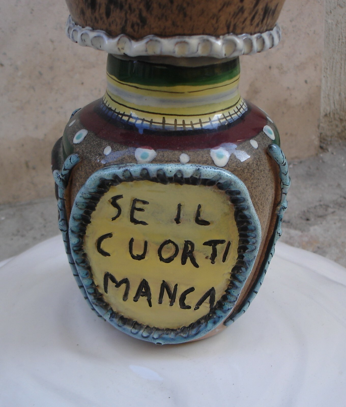 Lampada Piantana Totem In Ceramica Di Otello Rosa, San Polo, Venezia