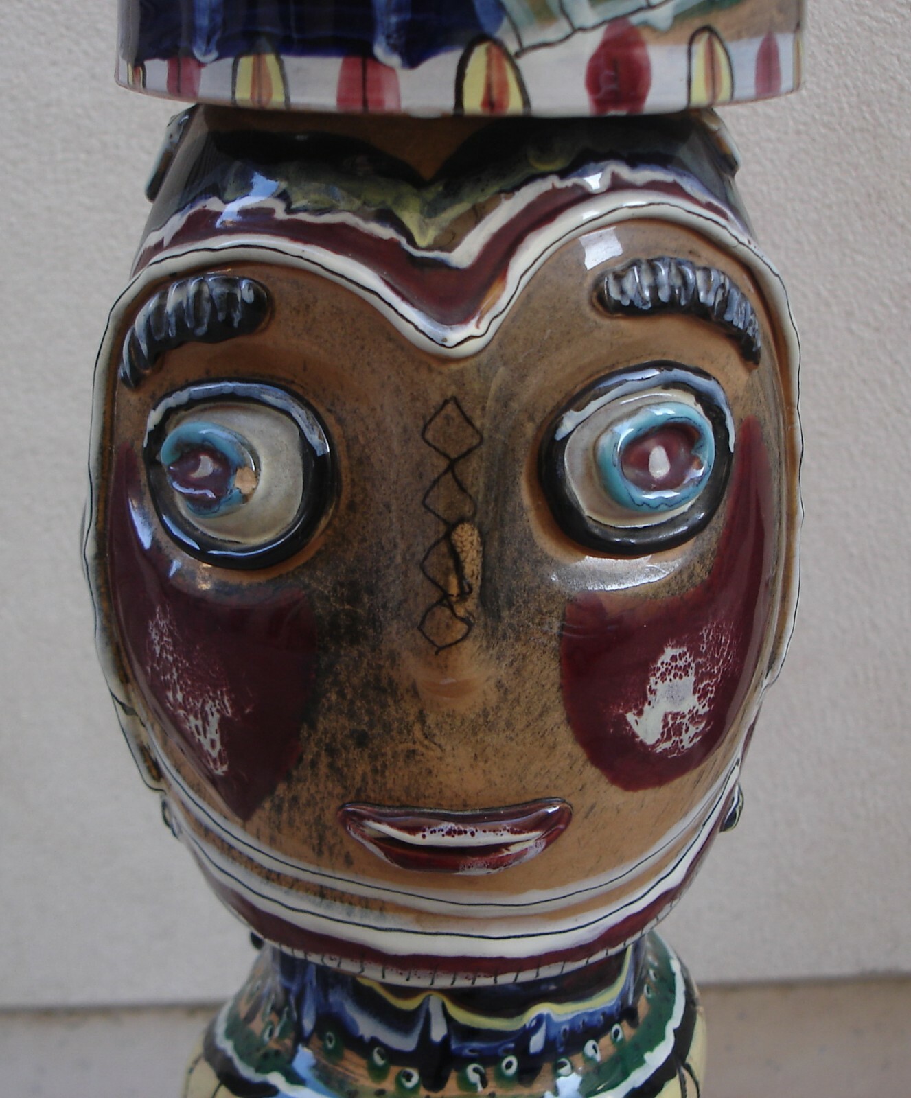 Lampada Piantana Totem In Ceramica Di Otello Rosa, San Polo, Venezia