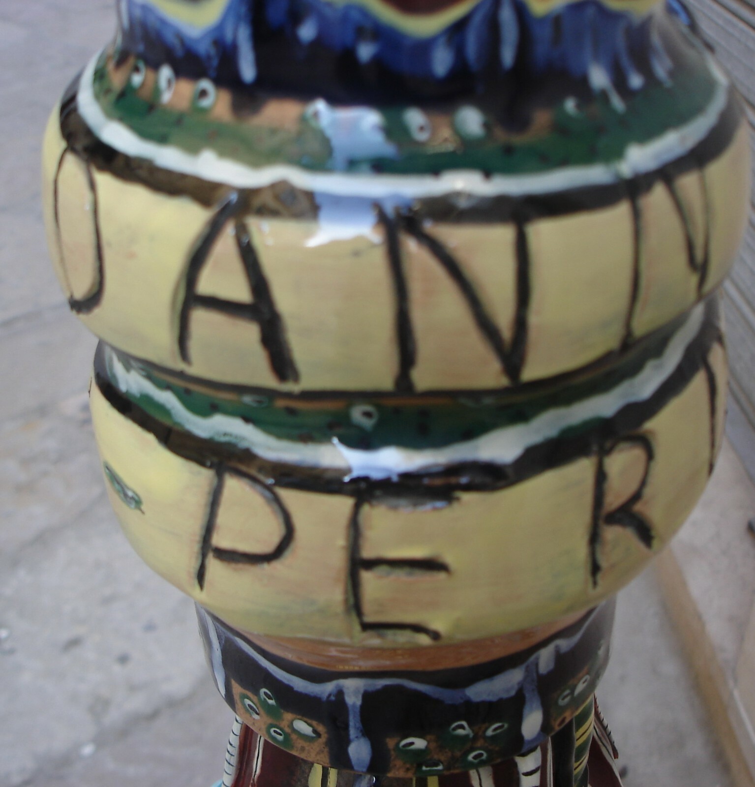 Lampada Piantana Totem In Ceramica Di Otello Rosa, San Polo, Venezia