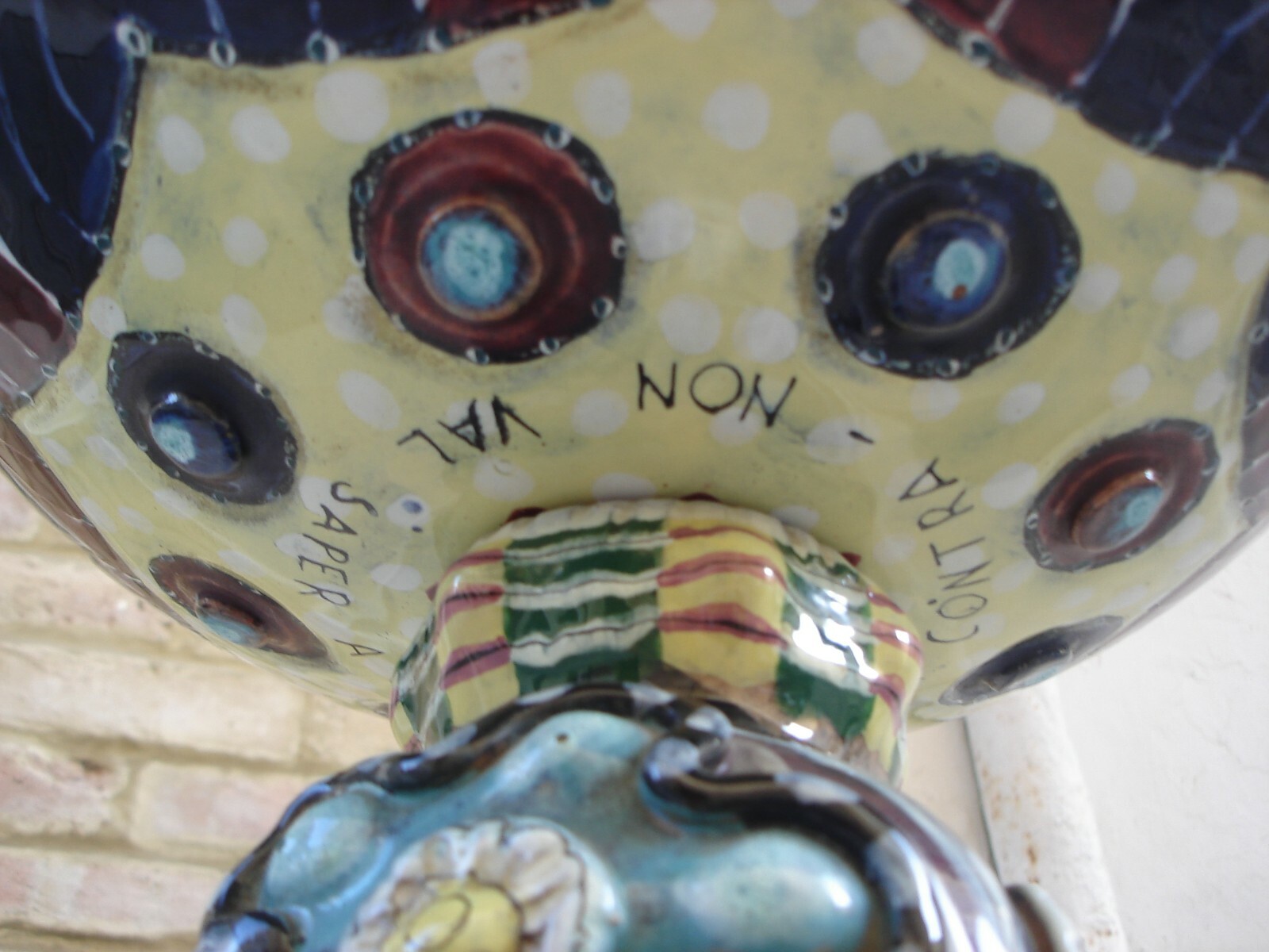Lampada Piantana Totem In Ceramica Di Otello Rosa, San Polo, Venezia