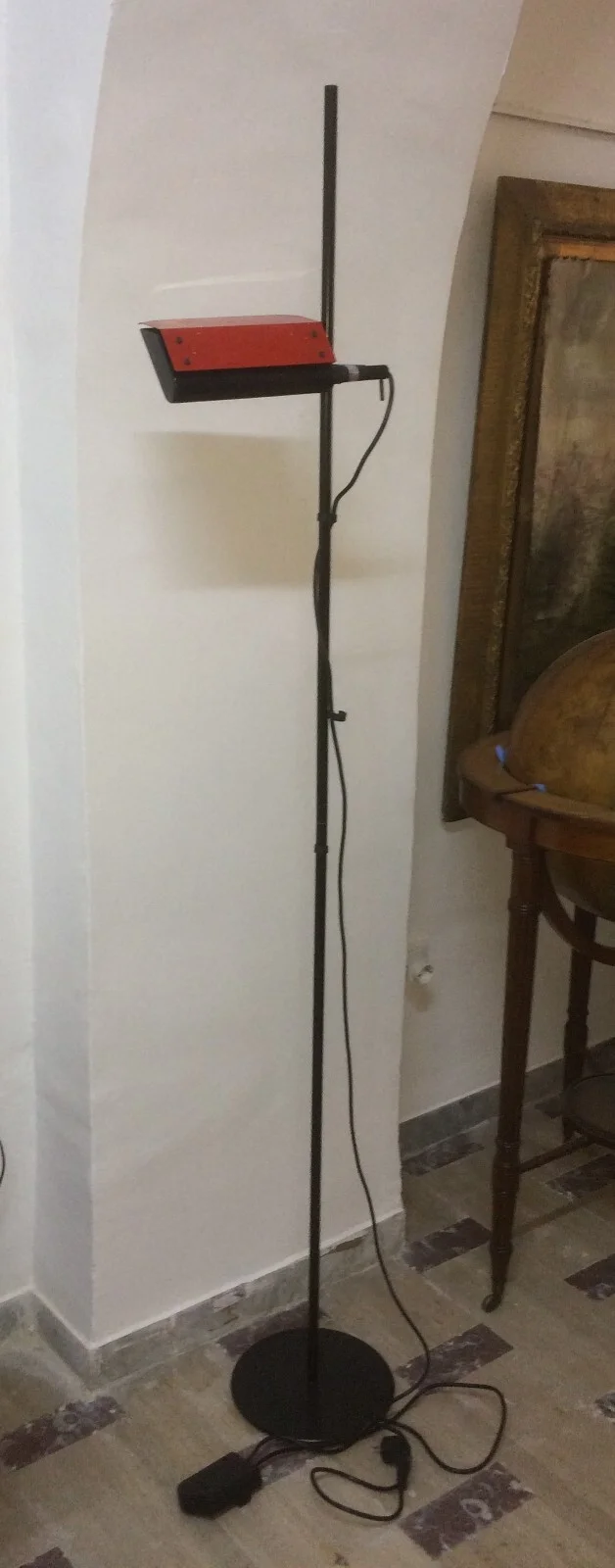 Lampada da Terra Gammalux in Metallo Laccato