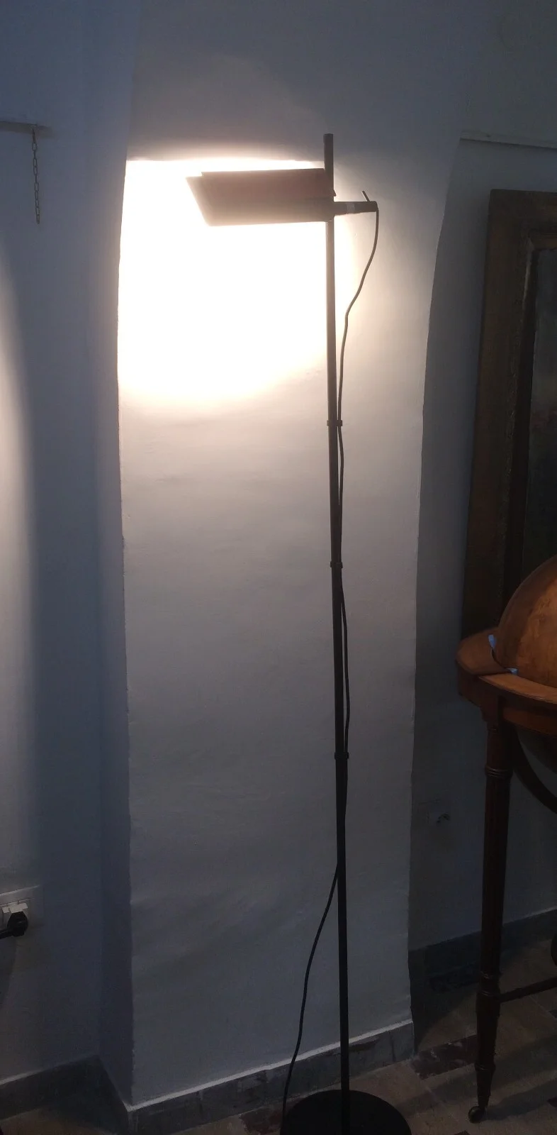 Lampada da Terra Gammalux in Metallo Laccato