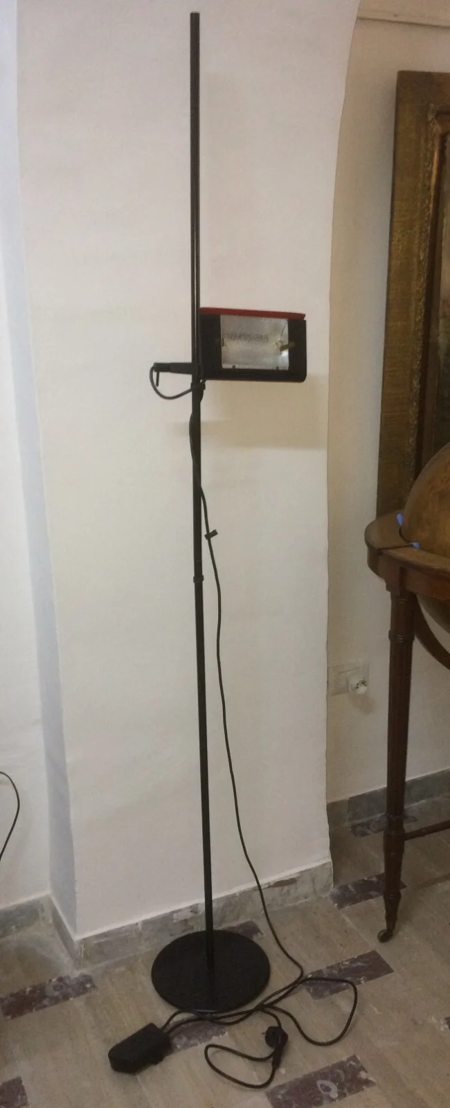Lampada da Terra Gammalux in Metallo Laccato