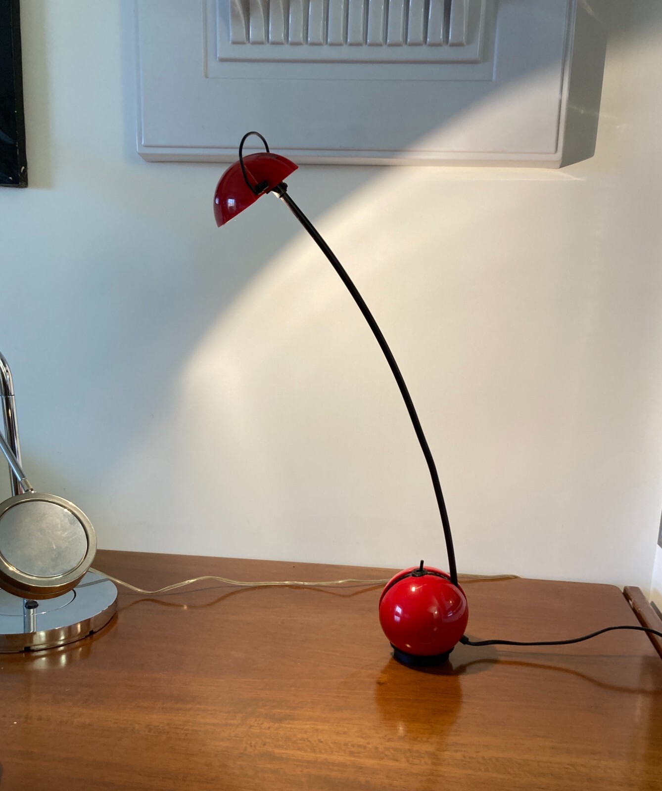 Lampada Alina Valenti   Modernariato   Design   Rossa   Non Funzionante