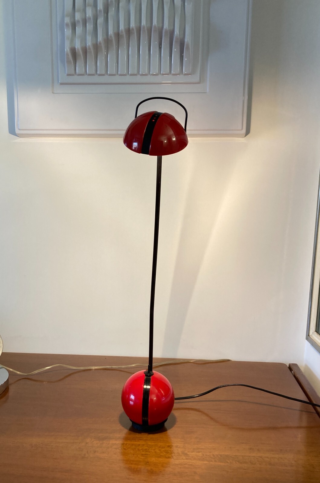 Lampada Alina Valenti   Modernariato   Design   Rossa   Non Funzionante