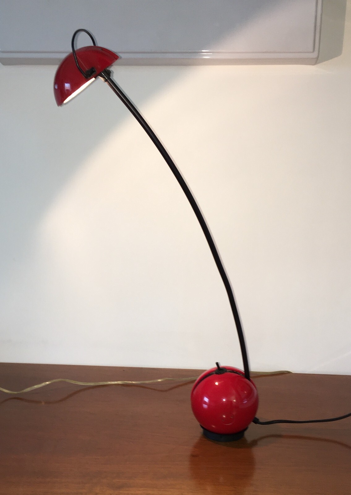 Lampada Alina Valenti   Modernariato   Design   Rossa   Non Funzionante