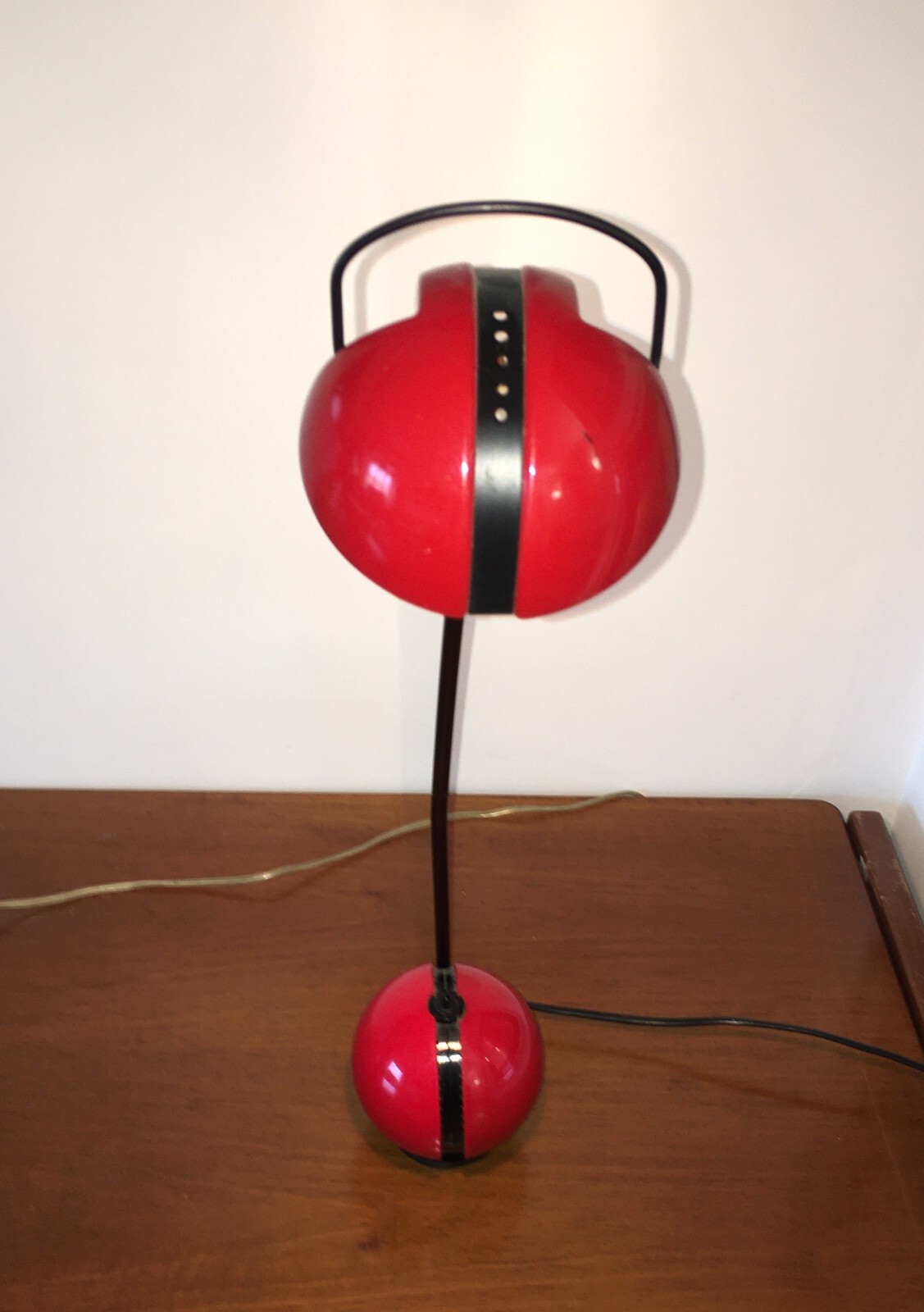 Lampada Alina Valenti   Modernariato   Design   Rossa   Non Funzionante