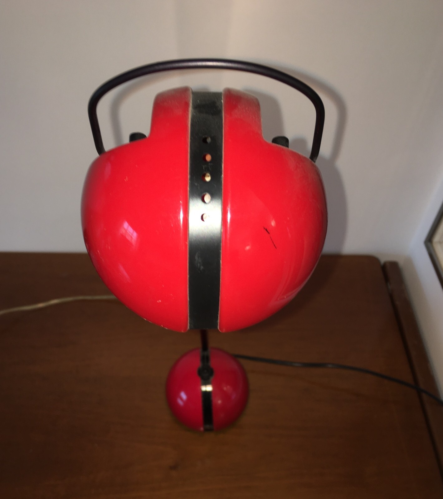 Lampada Alina Valenti   Modernariato   Design   Rossa   Non Funzionante