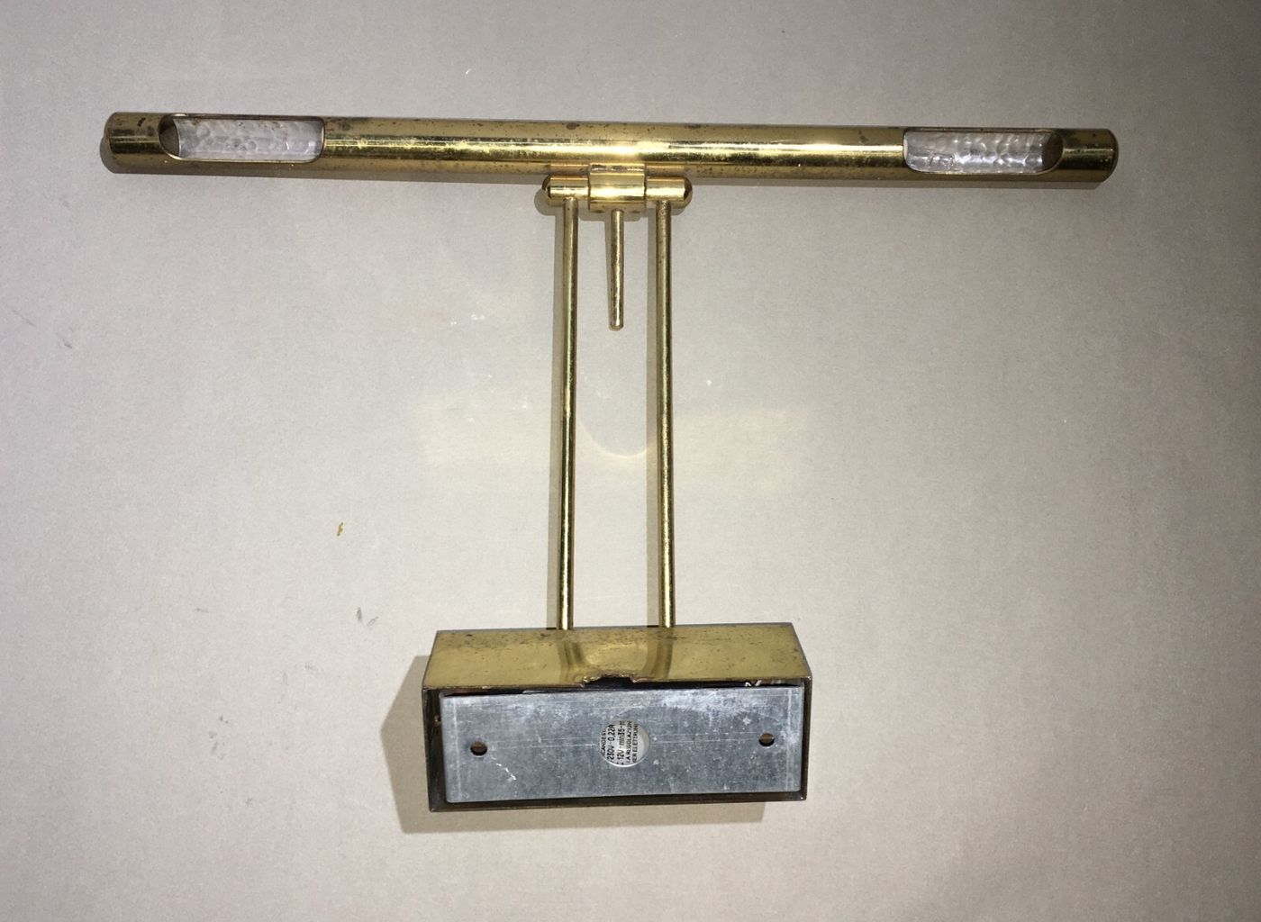 Modernariato, Design: Applique Per Illuminare Quadri, d'Epoca