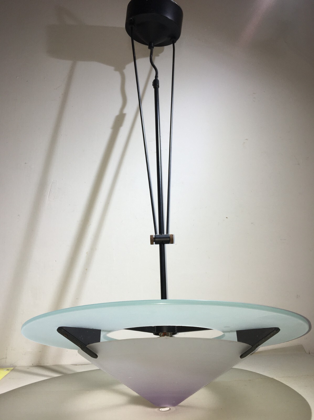 Modernariato, Design, Lampada A Sospensione Lami Progetti, Modello Musa