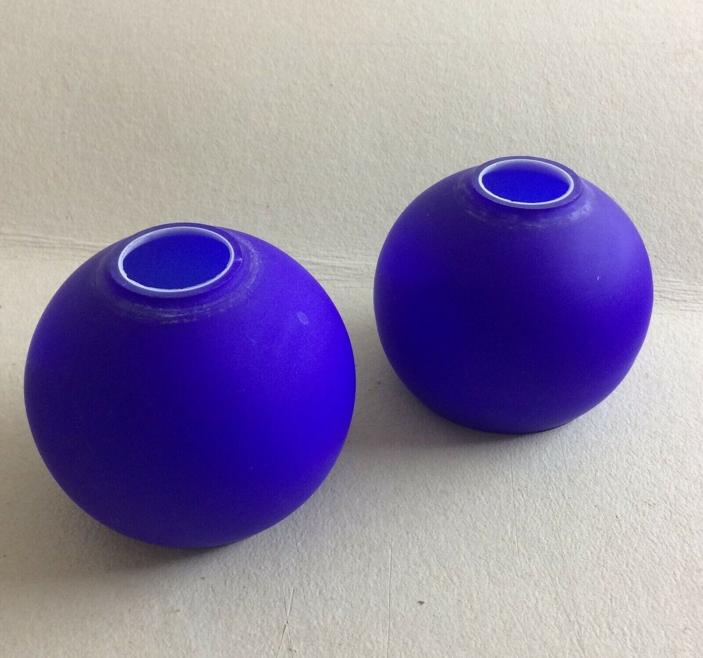Coppe Per Lampade In Vetro Colorato A Globo, Set Di Cinque