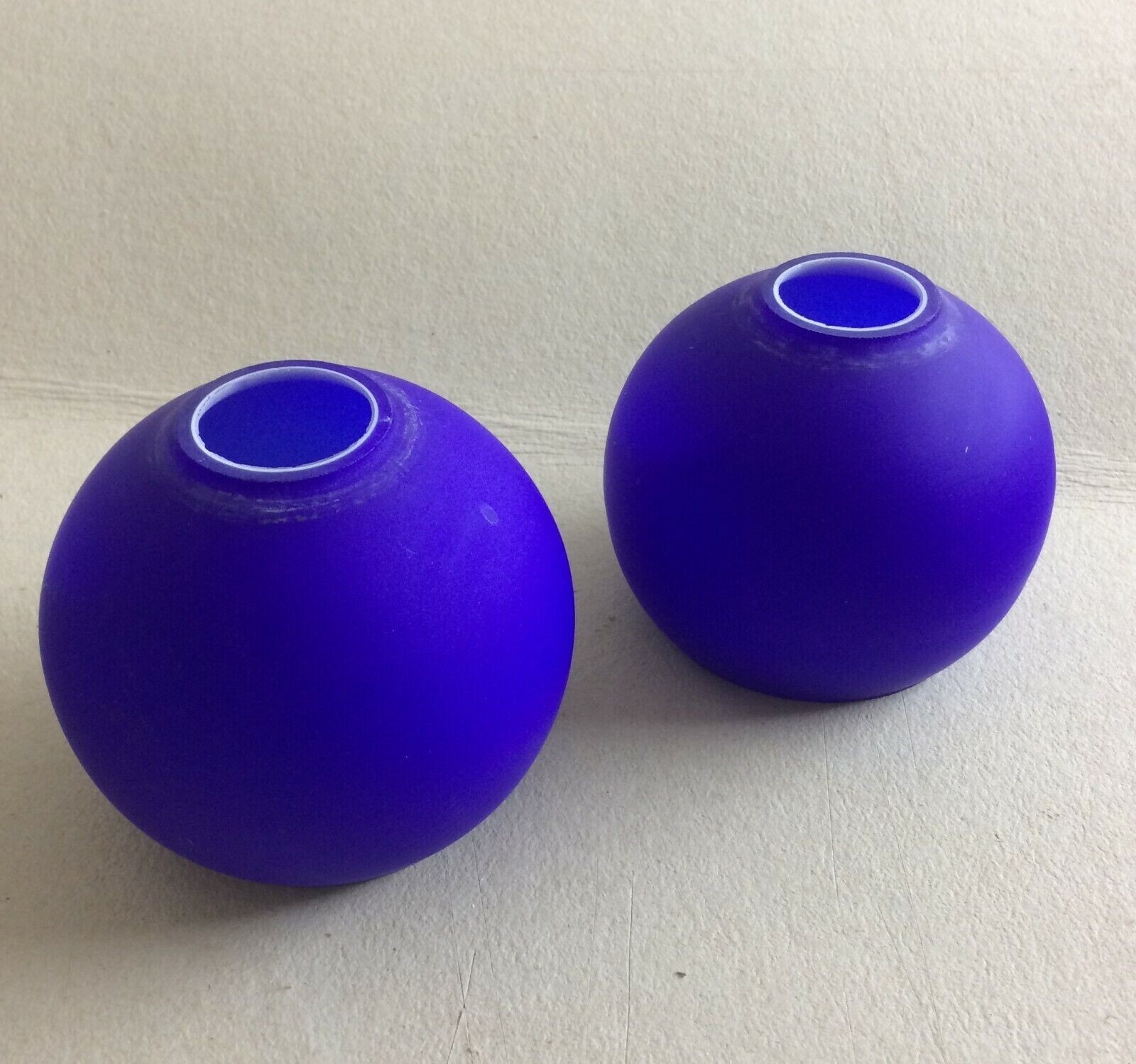 Coppe Per Lampade In Vetro Colorato A Globo, Set Di Cinque