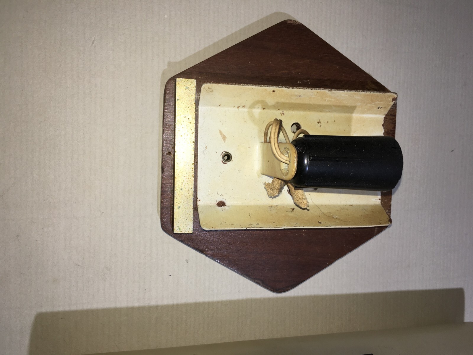 Coppia Di Appliques In Vetro E Legno, Era Gio Ponti