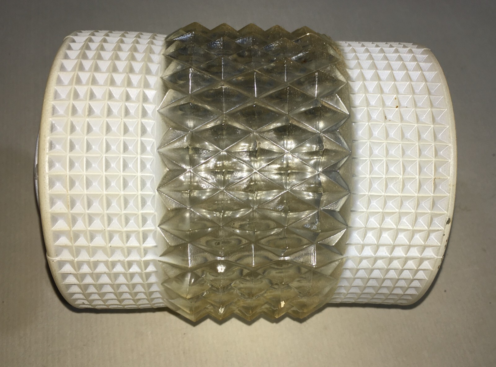 Modernariato, Design, Lampade: Coppa In Vetro Decorativa Con Decori In Rilievo