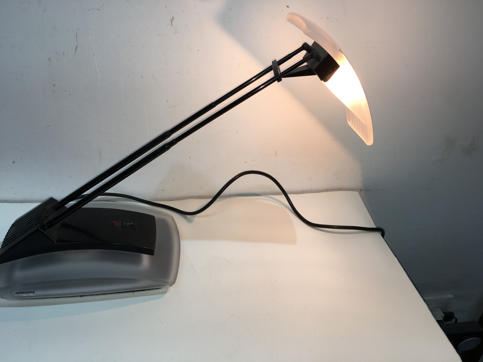 Lampada Da Tavolo AV Mazzega In Vetro Di Murano