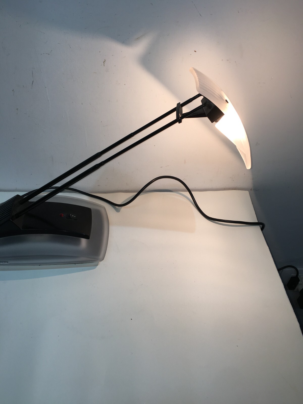 Lampada Da Tavolo AV Mazzega In Vetro Di Murano