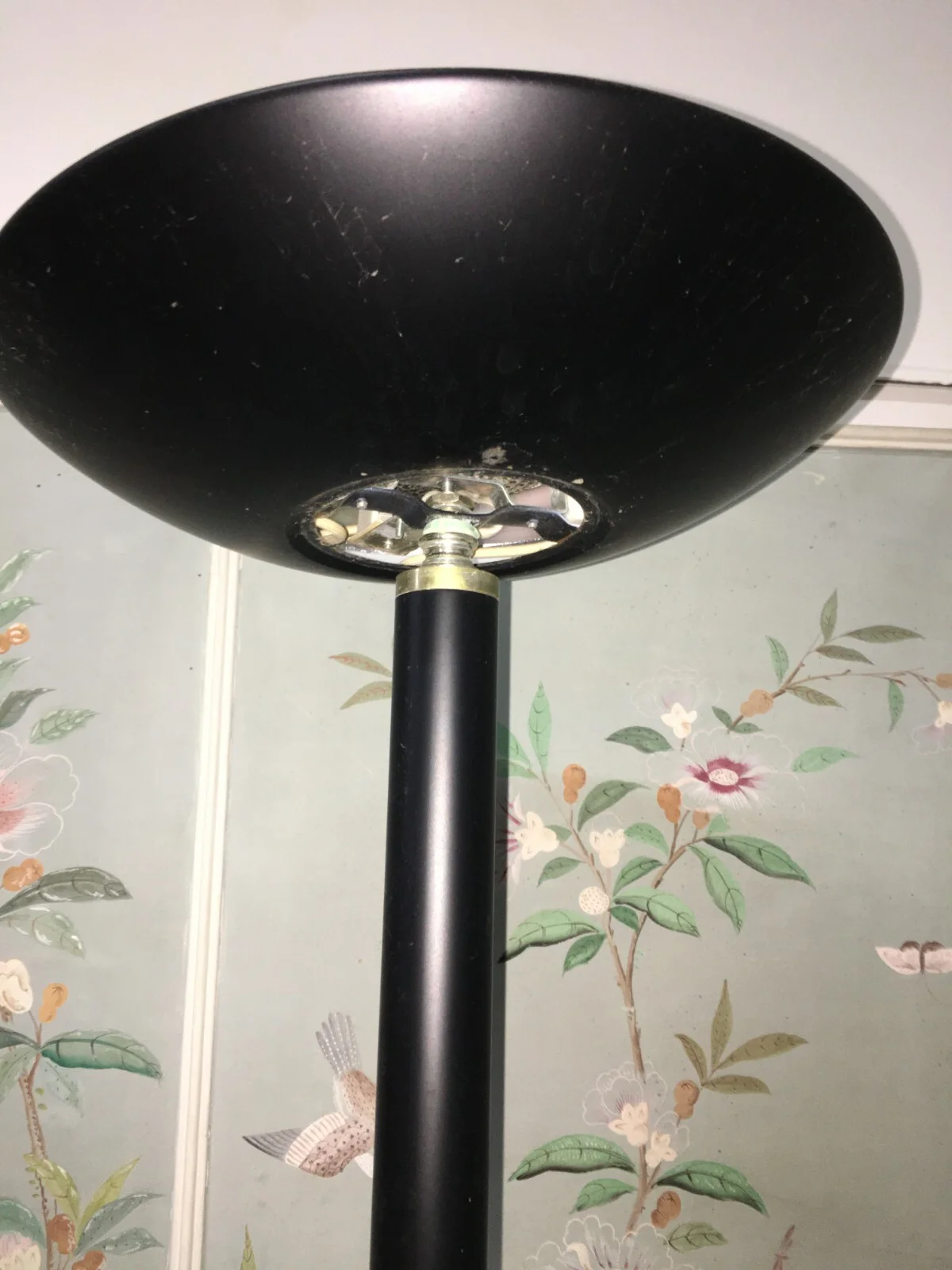 Floor Lamp in Black Metal, GN & Company, 1980s